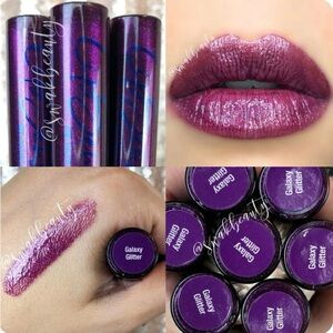 LipSense Galaxy Glitter Lip Gloss - Vibrant Purple